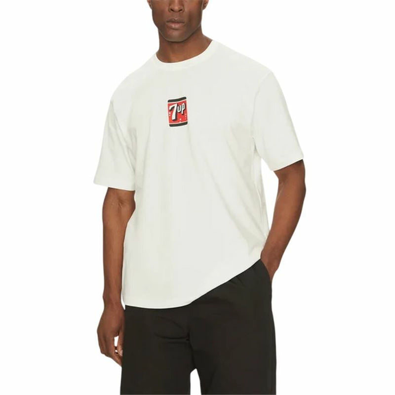 Kortærmet T-shirt til Mænd Only & Sons Ons7Up Rlx Ss Beige