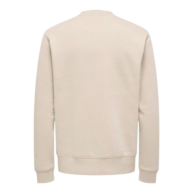 Sweaters uden Hætte til Mænd Only & Sons Onsdawson Reg Crew Vd Hvid