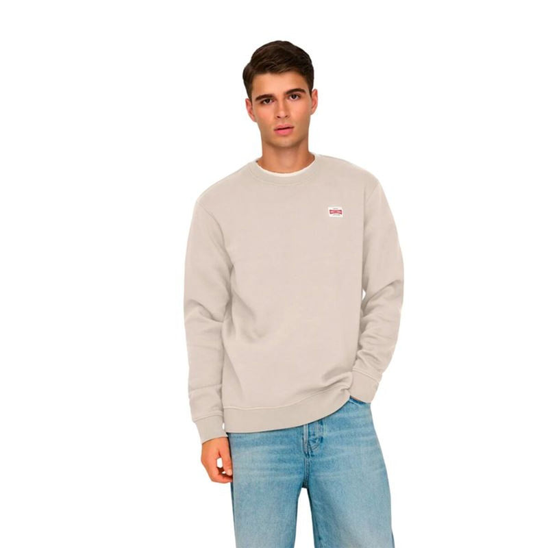 Sweaters uden Hætte til Mænd Only & Sons Onsdawson Reg Crew Vd Hvid
