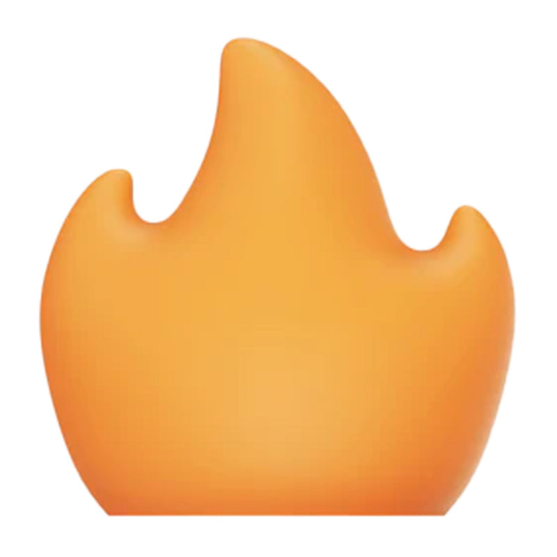 Flammeformet lampeskærm til Flextail Tiny Pump 2X-lampe (orange)