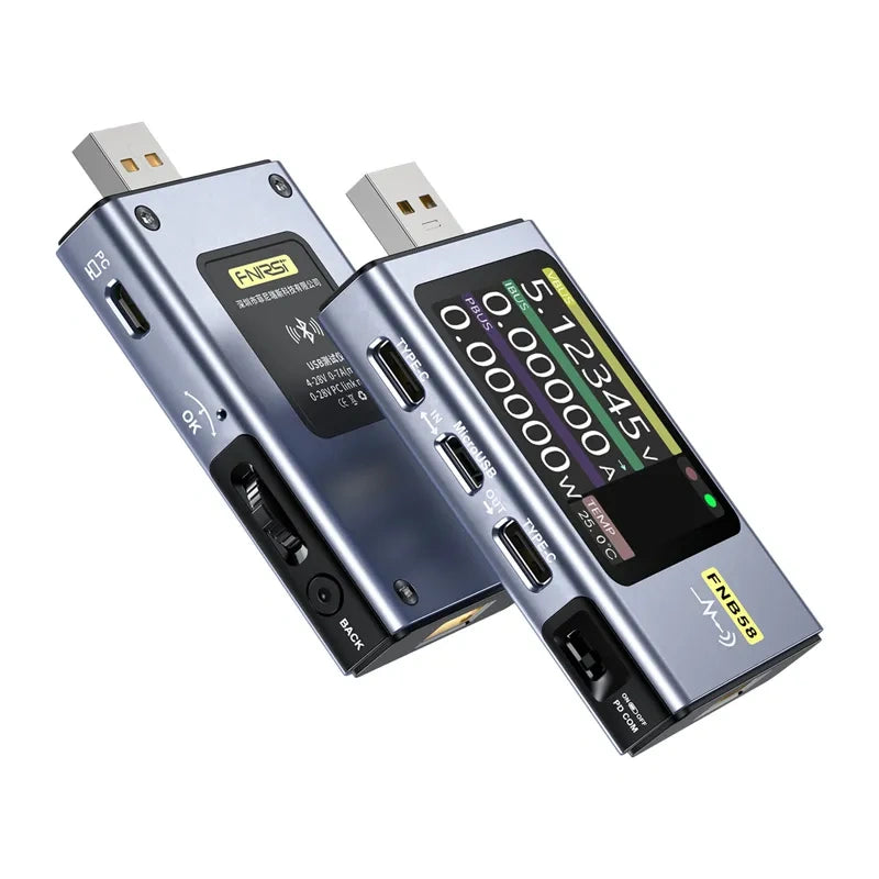 FNIRSI FNB58 BT USB-tester med Bluetooth