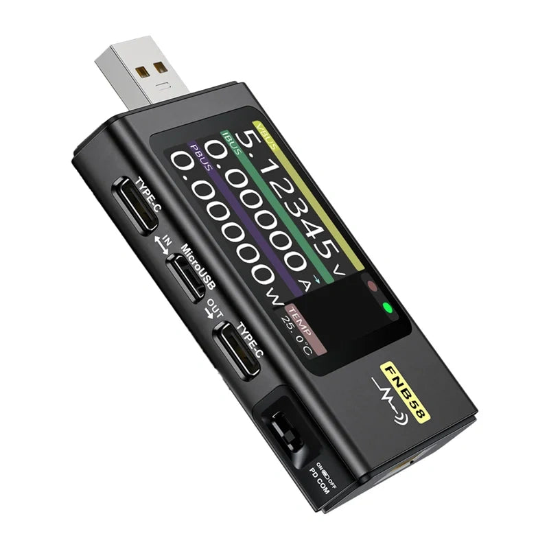 FNIRSI FNB58 USB-tester (sort)