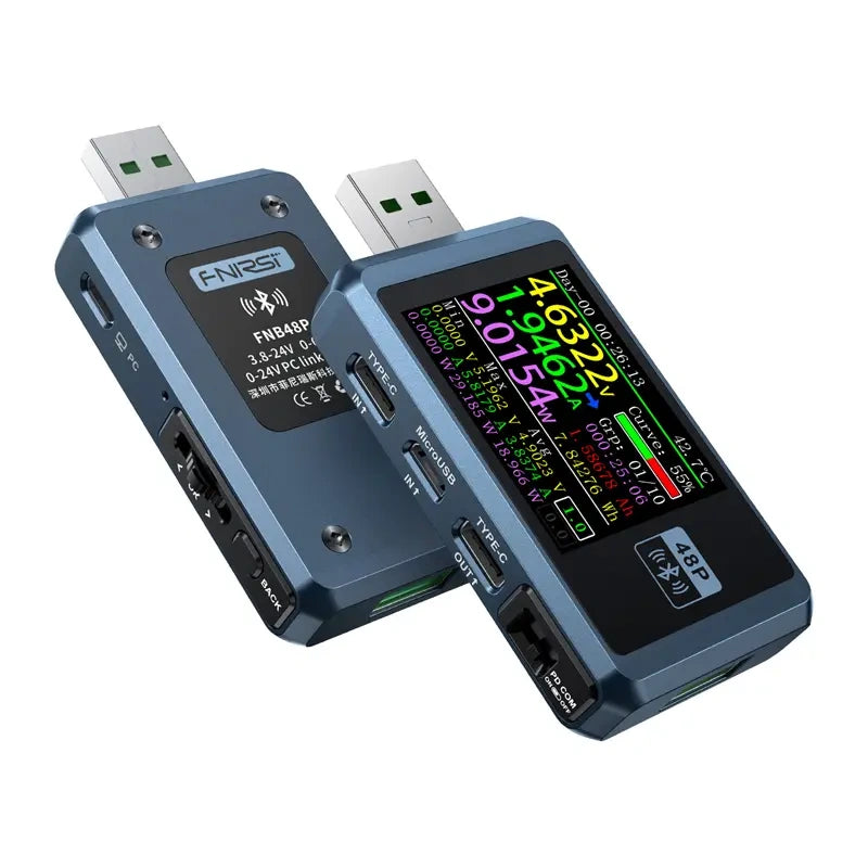 FNIRSI FNB48P BT USB-tester med Bluetooth