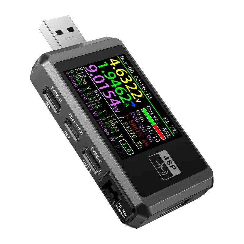 FNIRSI FNB48P USB-tester (sort)
