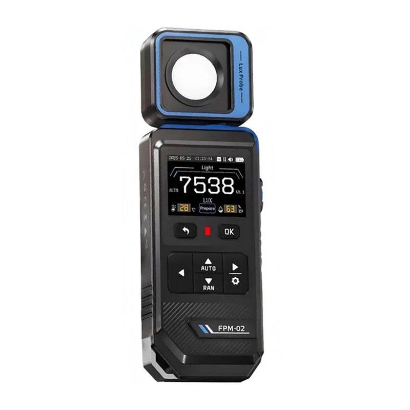FNIRSI FPM-02 luxmeter med farveskærm