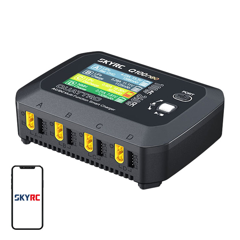 SkyRC Q100neo AC/DC multifunktionel smart lader