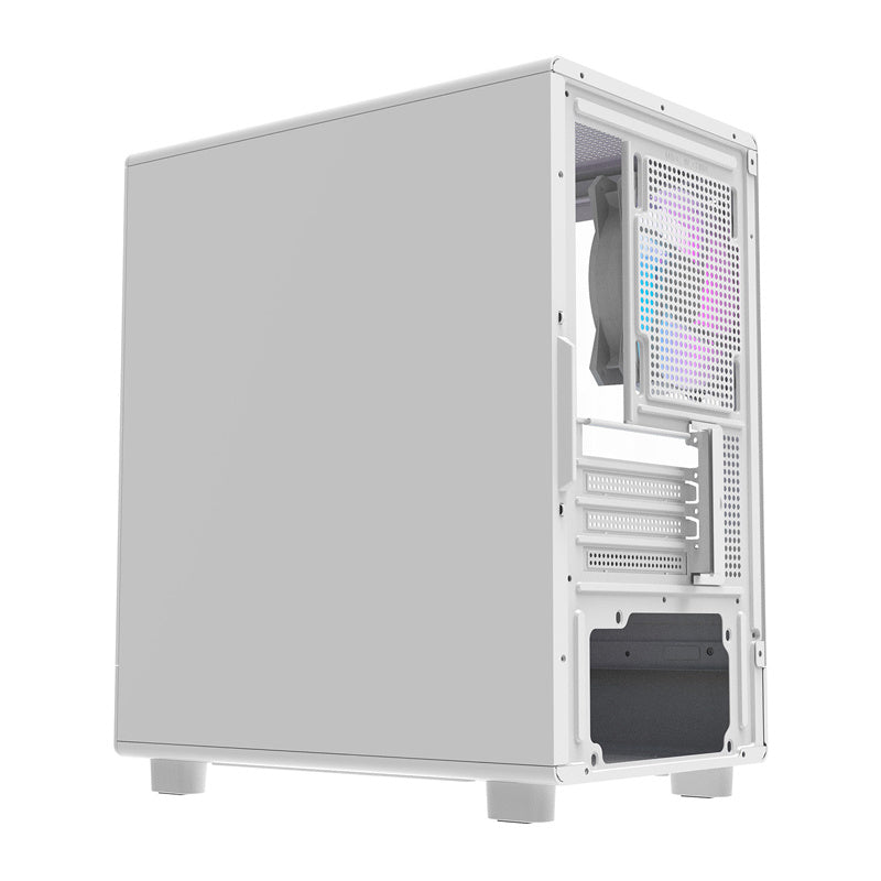 Darkflash DB330M computerkabinet + 3 ventilatorer (hvid)