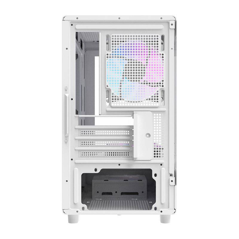 Darkflash DB330M computerkabinet + 3 ventilatorer (hvid)
