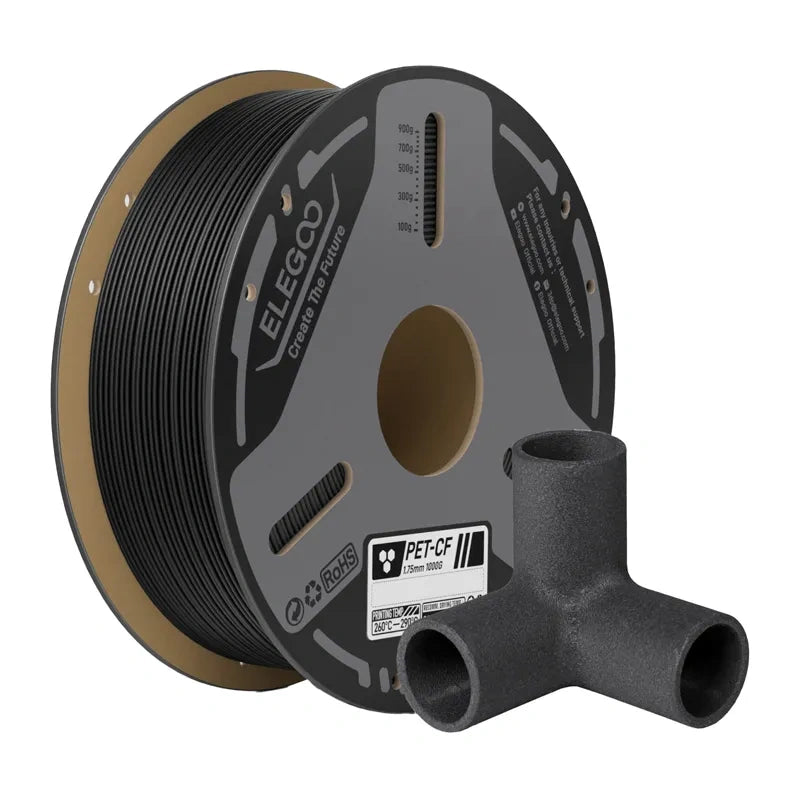 ELEGOO PETG-CF-filament (sort) 1KG