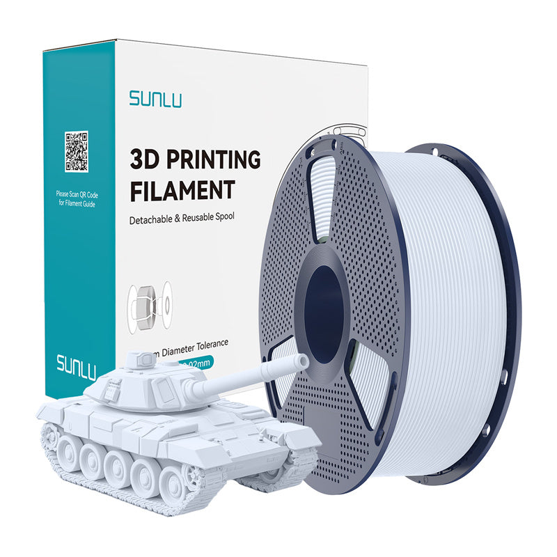 Sunlu PLA+ High-Speed filament (hvid)