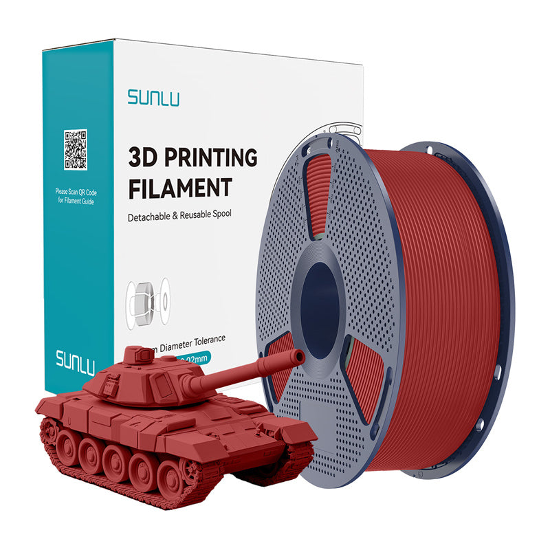 Sunlu PLA+ High-Speed filament (rød)
