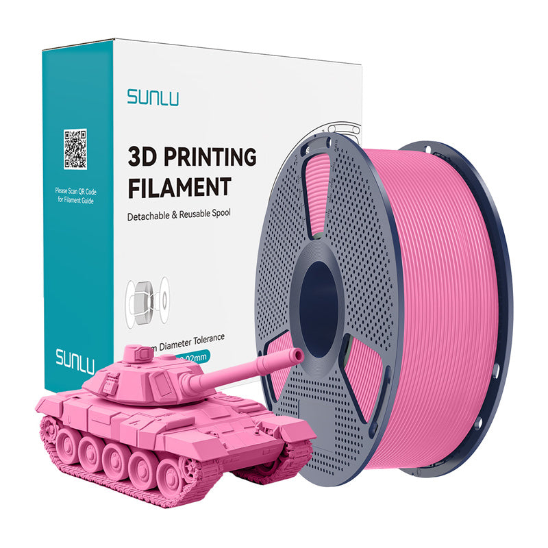 Sunlu PLA+ High-Speed filament (lyserød)