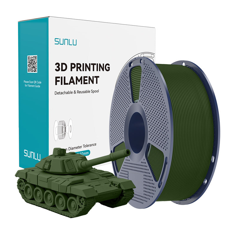 Sunlu PLA+ High-Speed filament (oliven)