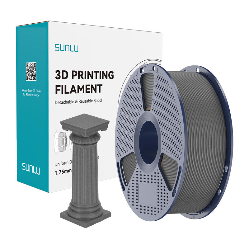 Sunlu PLA High-Speed Marble filament (betongrå)