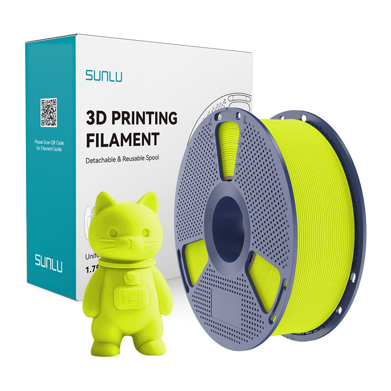 Sunlu PLA Matte filament (lysegrøn)