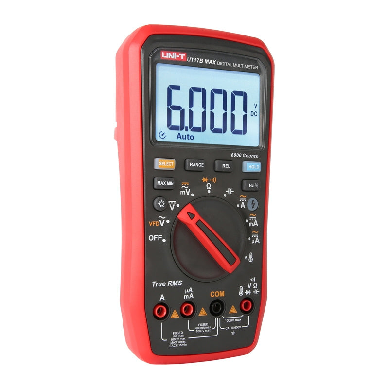 Uni-T UT17B MAX True RMS digitalt multimeter