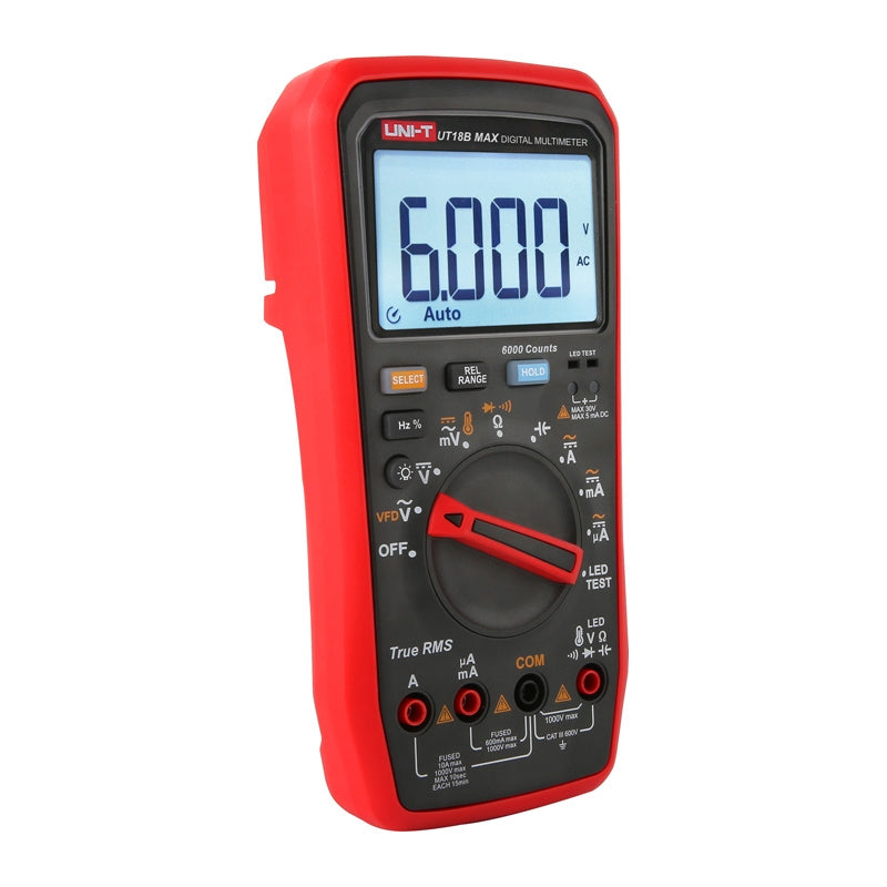 Uni-T UT18B MAX True RMS digitalt multimeter