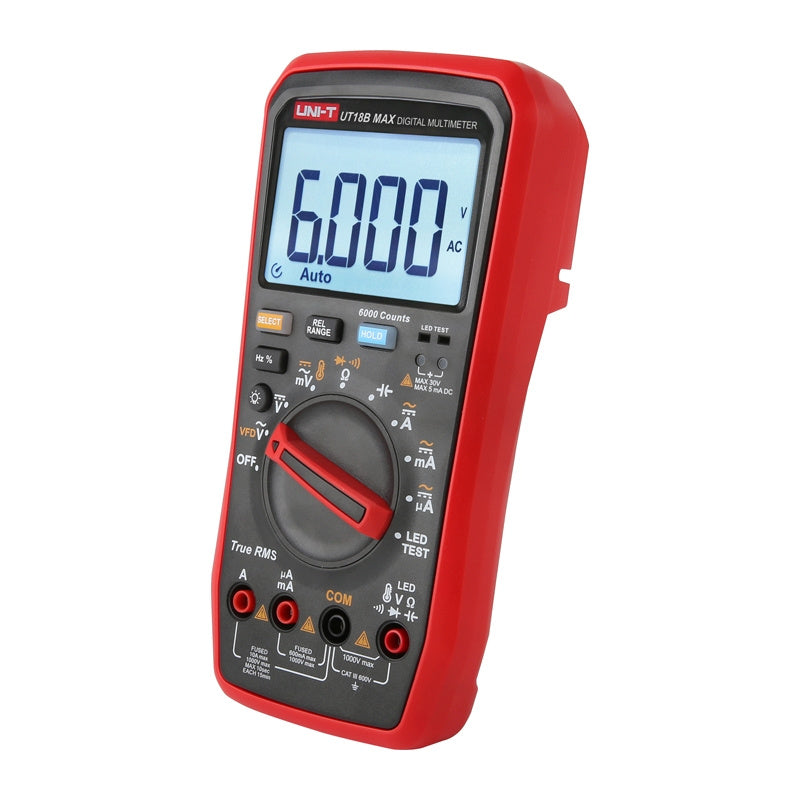 Uni-T UT18B MAX True RMS digitalt multimeter