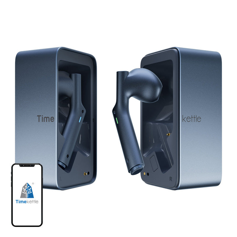 TIMEKETTLE W4 oversættelsesøretelefoner (blå)