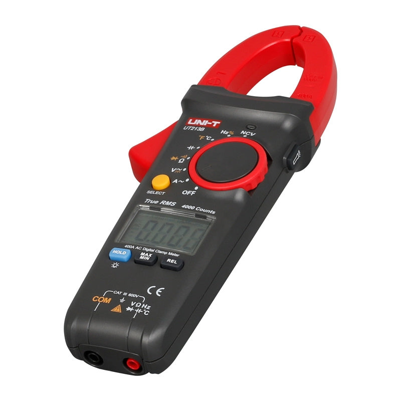 Uni-T UT213B 400A digitalt tangamperemeter, 3. generation