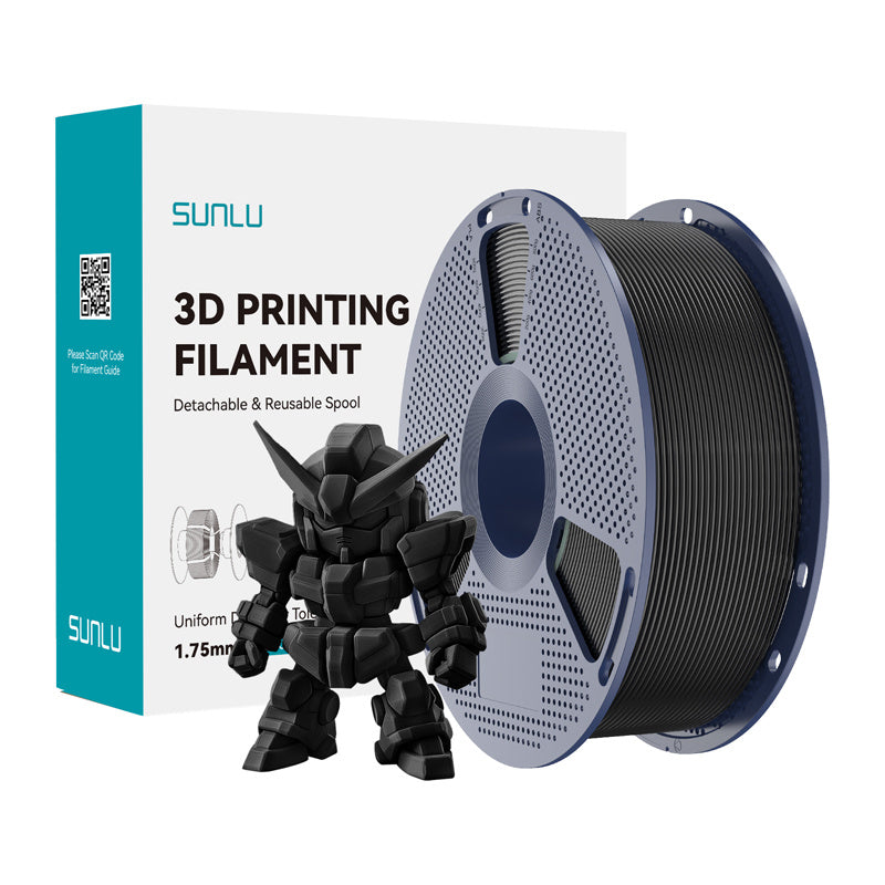 Sunlu PLA+ 2.0 filament (sort)