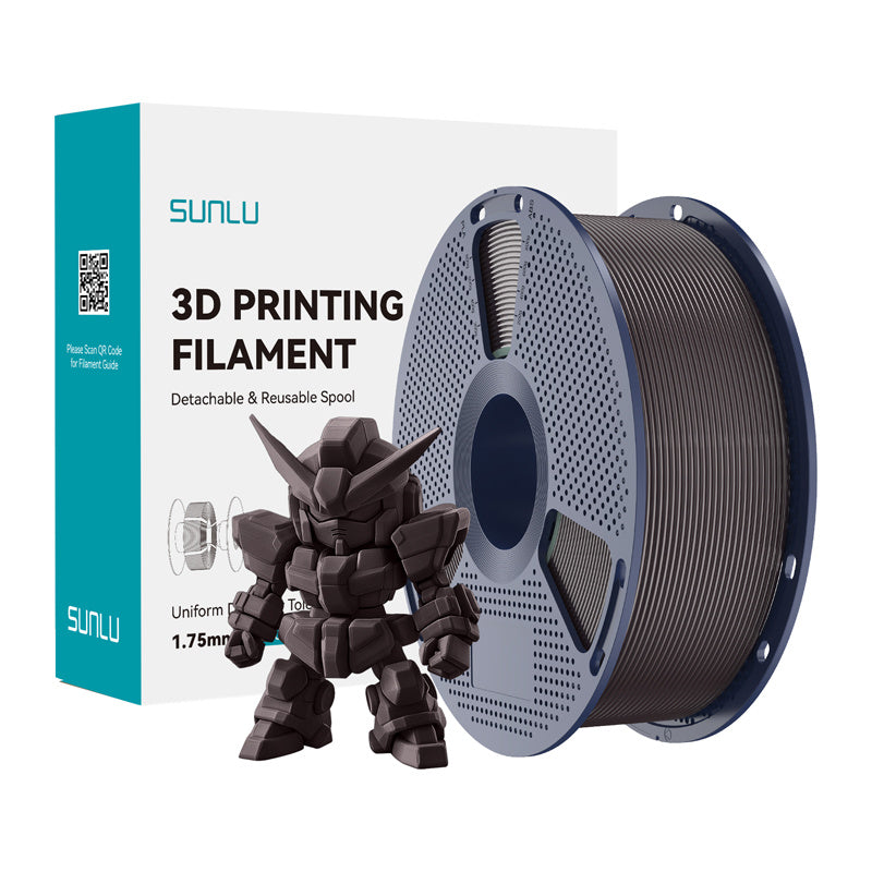 Sunlu PLA+ 2.0 filament (ristet kastanje)