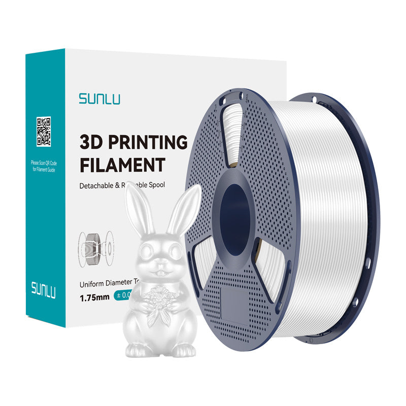 Sunlu PLA+ Silk filament (hvid)