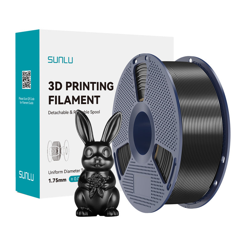 Sunlu PLA+ Silk filament (sort)