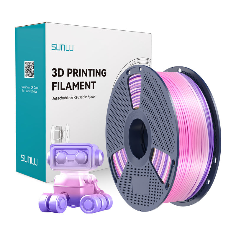 Sunlu PLA+ Silk filament (regnbue) 03