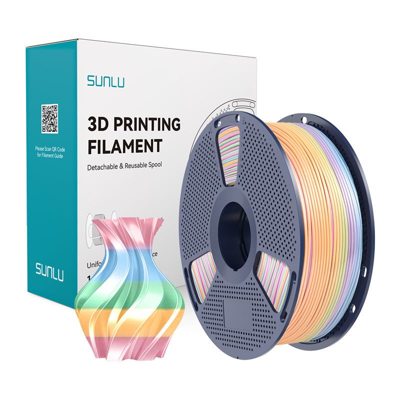 Sunlu PLA+ Silk filament (regnbue) 04