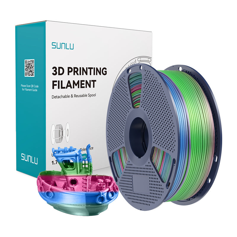 Sunlu PLA+ Silk filament (regnbue) 06