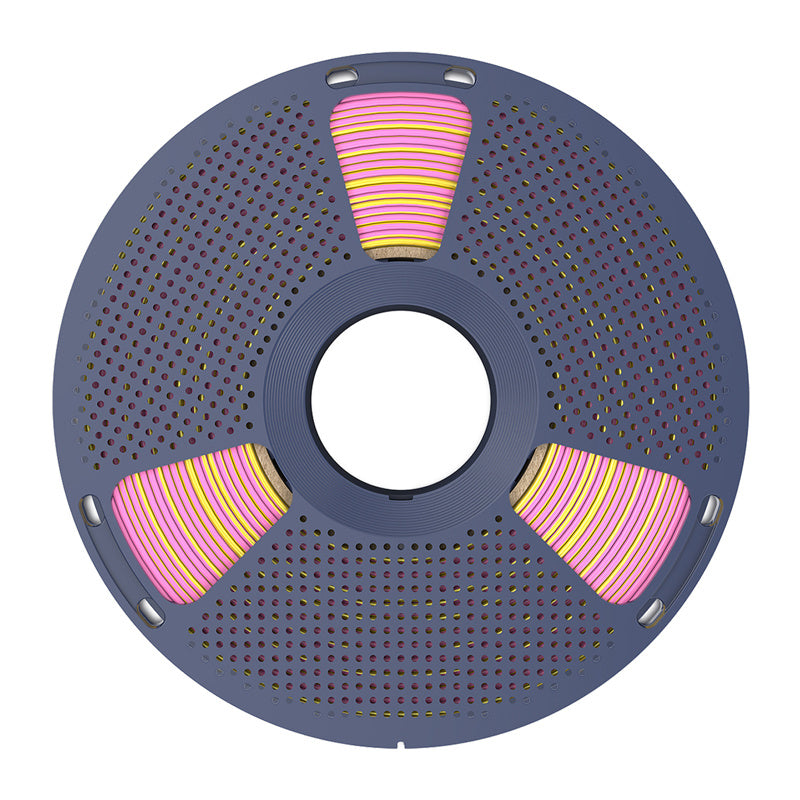 Sunlu PLA+ Silk tofarvet filament (lyserød og guld)
