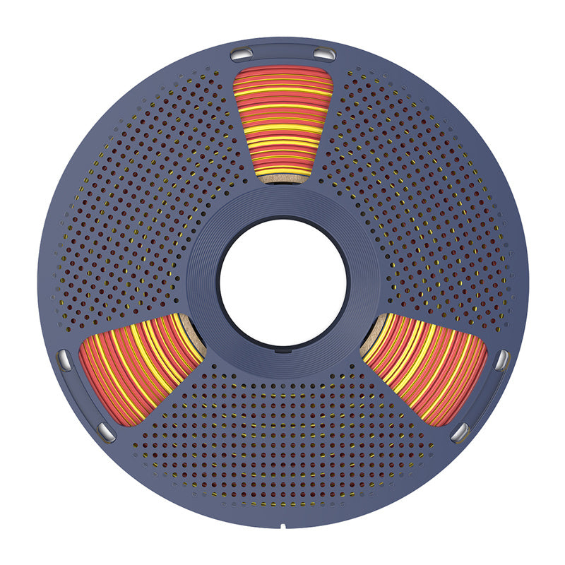 Sunlu PLA+ Silk tofarvet filament (rød og guld)