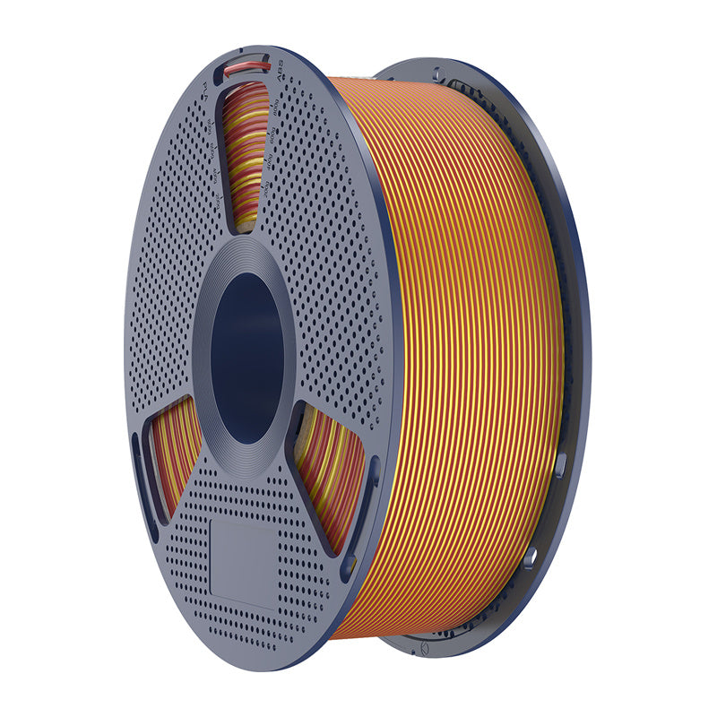 Sunlu PLA+ Silk tofarvet filament (rød og guld)