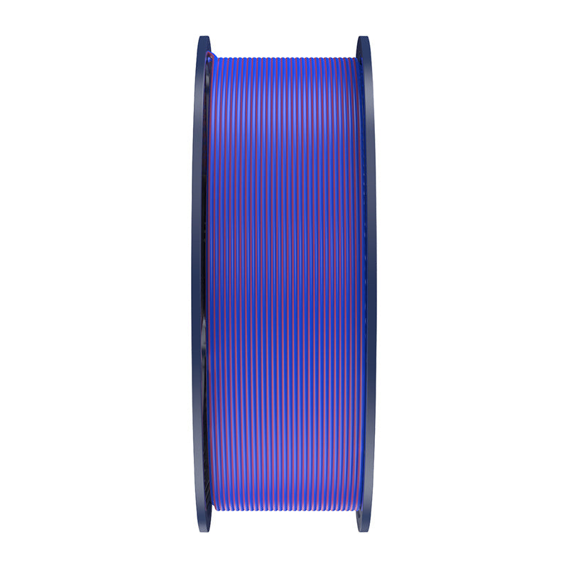 Sunlu PLA+ Silk tofarvet filament (rød og blå)