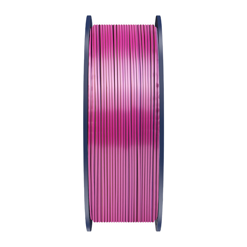 Sunlu PLA+ Silk trefarvet filament (rød, gul og blå)