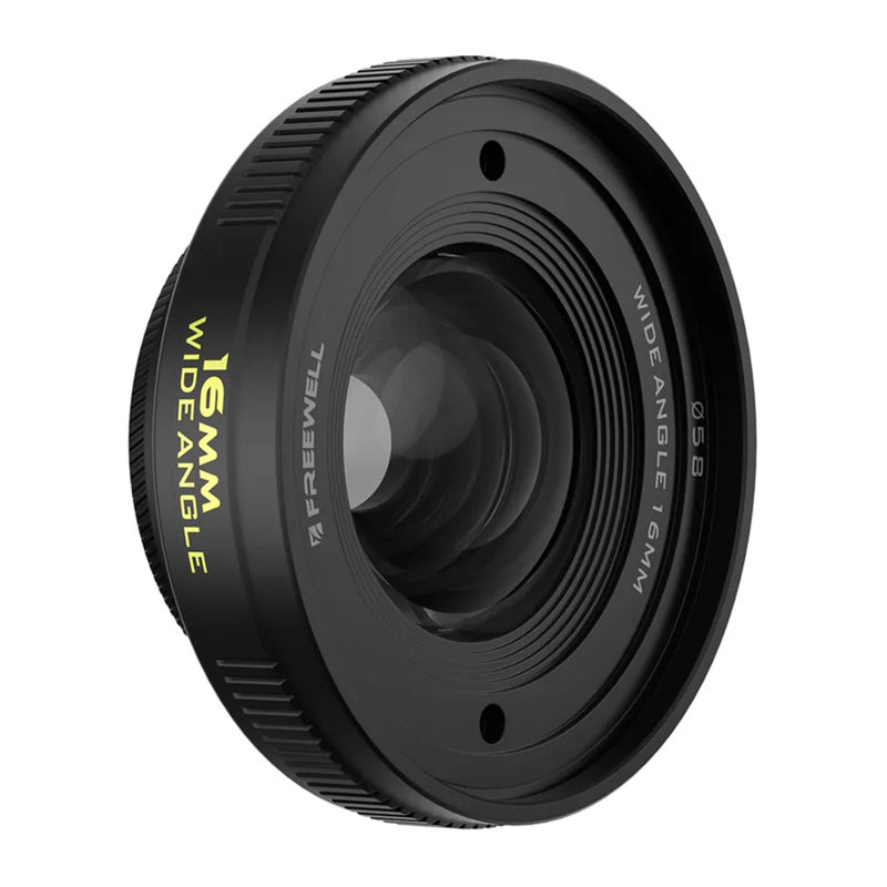 Freewell 16mm vidvinkelobjektiv med 17mm-fatning