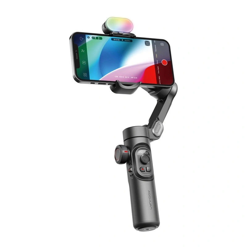 AOCHUAN XE gimbal med RGB-lys (sort)
