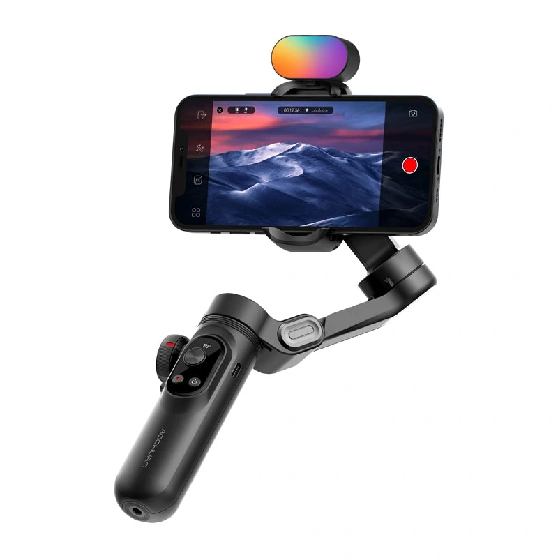 AOCHUAN X Pro gimbal med RGB-lys (sort)