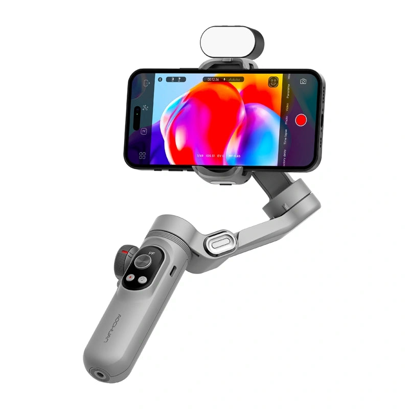 AOCHUAN X Pro gimbal med RGB-lys (grå)