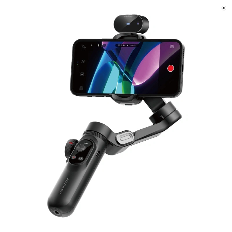 AOCHUAN X Pro gimbal med AI-sensor (sort)