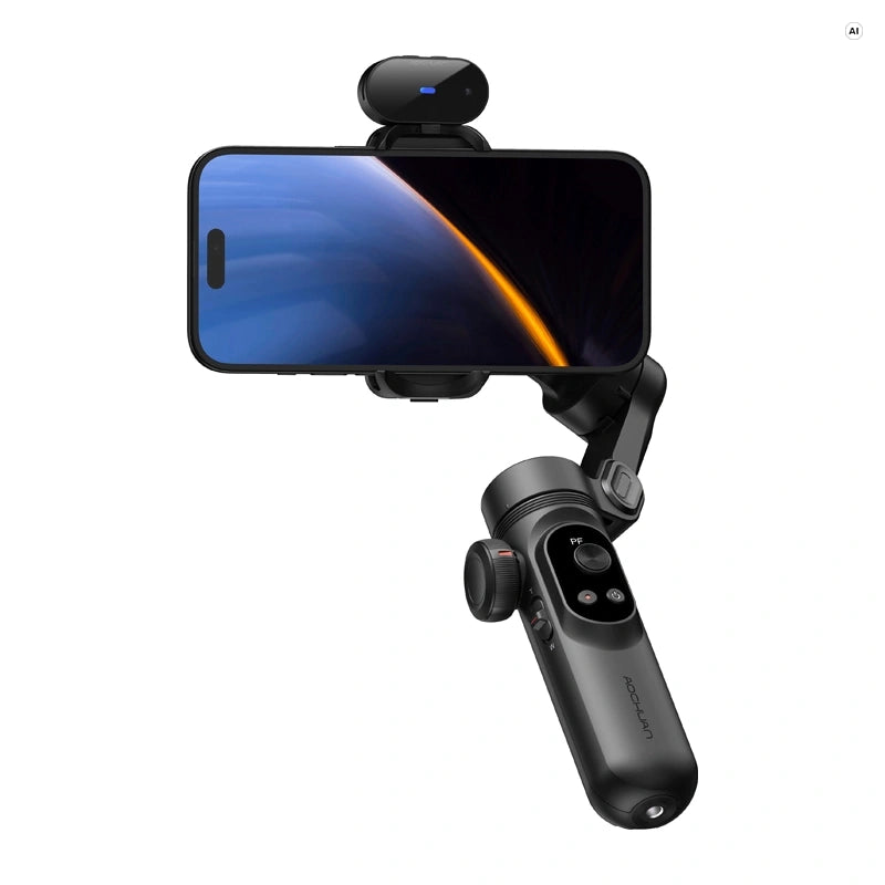 AOCHUAN X Pro gimbal med AI-sensor (sort)