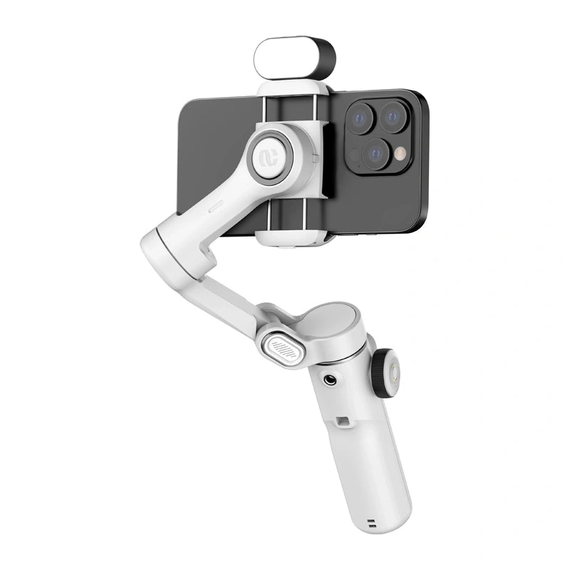 AOCHUAN X2 gimbal med RGB-lys (hvid)