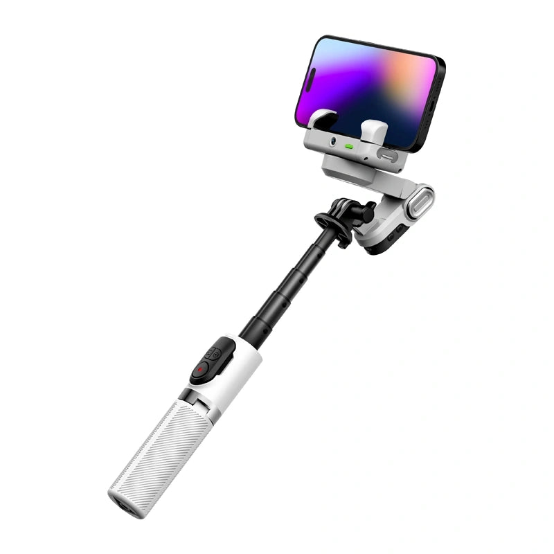 AOCHUAN M1 Pro gimbal med RGB-lys (hvid)