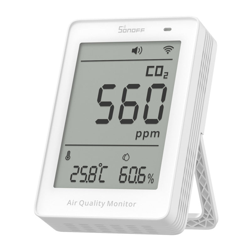 Sonoff AirGuard CO2 SAWF-08P WiFi-luftkvalitetsmåler med LCD