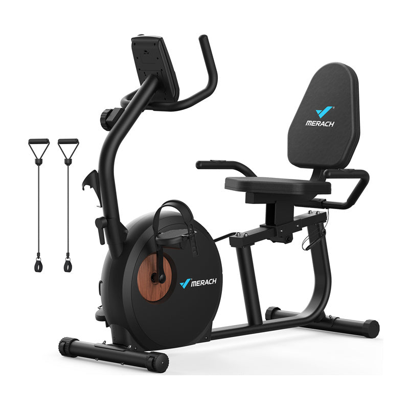 MERACH MR-S23B1-EU liggecykel (sort)