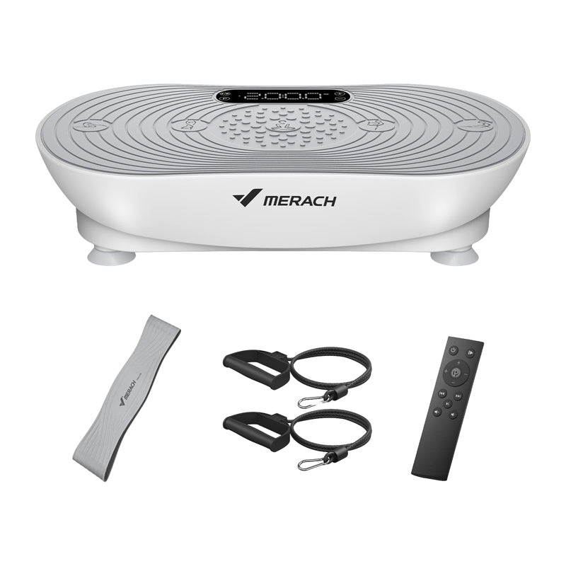 MERACH MR-2533W1-EU vibrationsplade (hvid)
