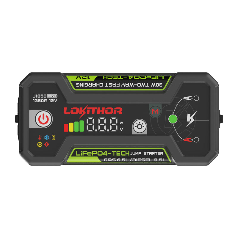 LOKITHOR J1350 Pro jumpstarter 25.6Wh