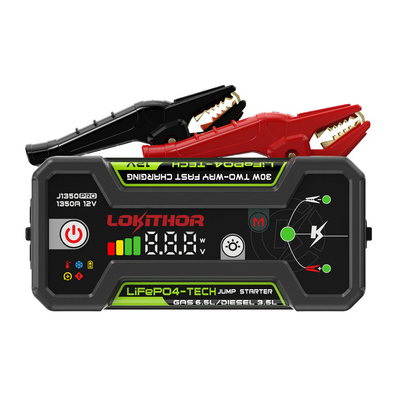 LOKITHOR J1350 Pro jumpstarter 25.6Wh