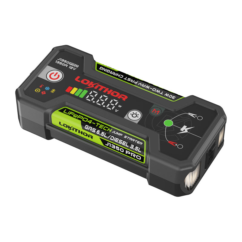 LOKITHOR J1350 Pro jumpstarter 25.6Wh